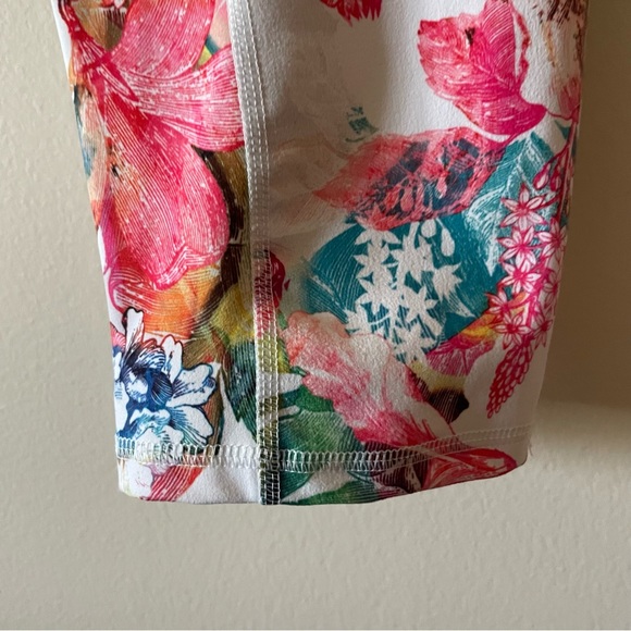 RBX Colorful Floral Cropped Leggings - Picture 4 of 6